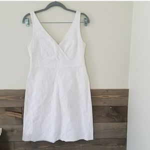 Vineyard Vines White Eyelet Dress